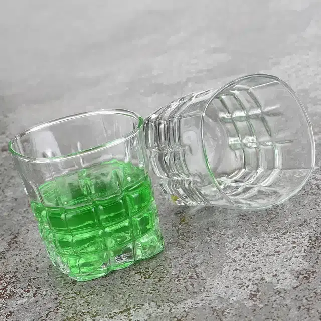 Liquor cum Cocktail Glasses, Transparent, 200 ml, Pack of 2