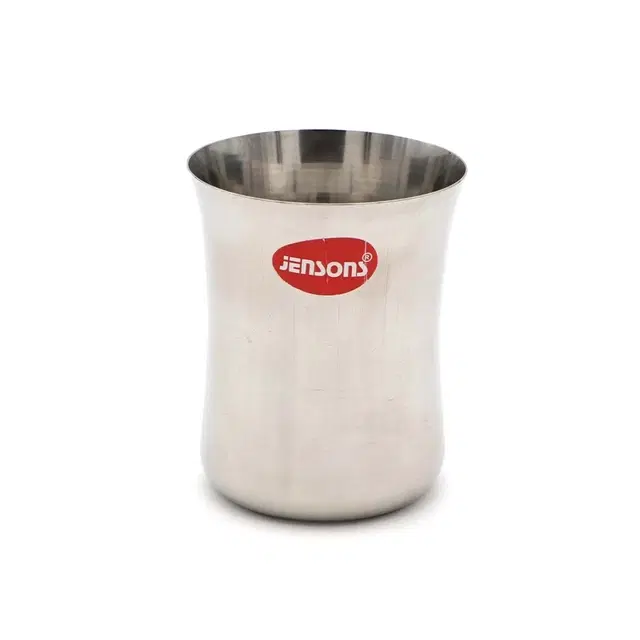 JENSONS Steel Damru Glass, 300 ml, Pack of 1