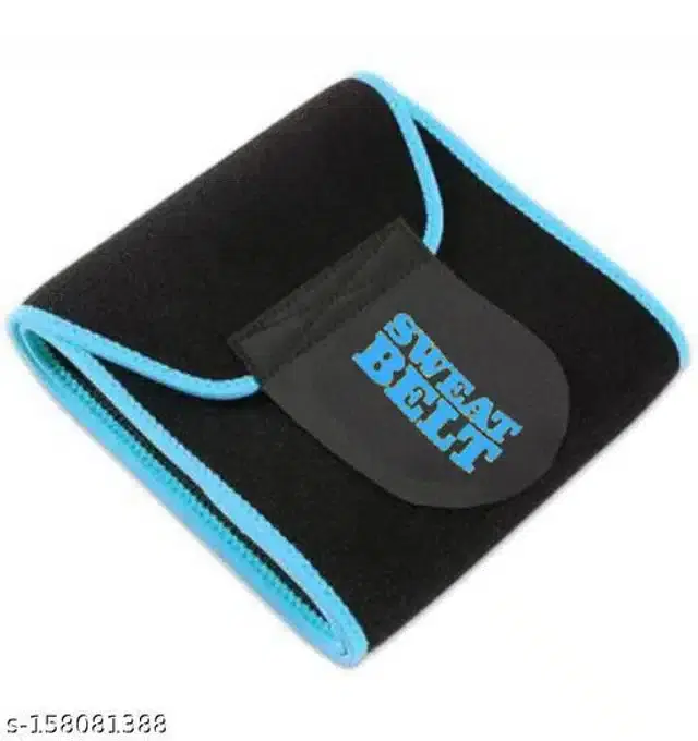 Sweat Slim Belt, Black & Blue