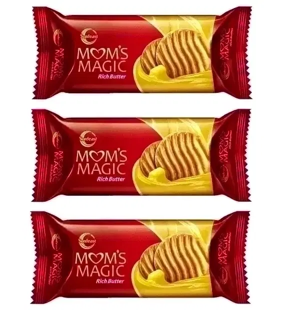 Sunfeast Mom's Magic Butter Cookies 3X61.2 g (Set Of 3)