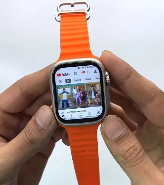 Silicone Strap S8 Ultra Smart Watch, Orange