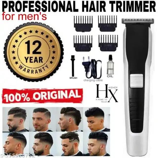 Rechargeable Trimmer for Men, Black