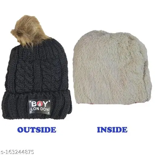 Woolen Cap for Kids (Multicolor)