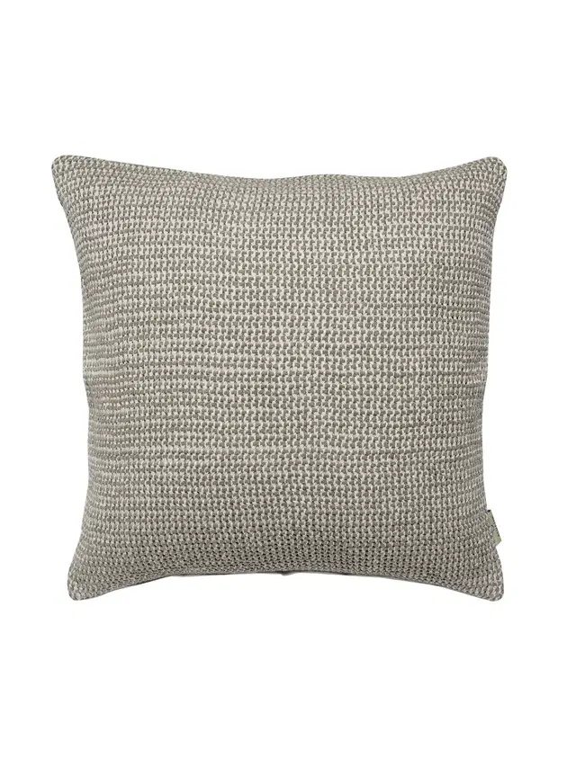 Cotton Cushion Cover, Grey, 16x16 inches