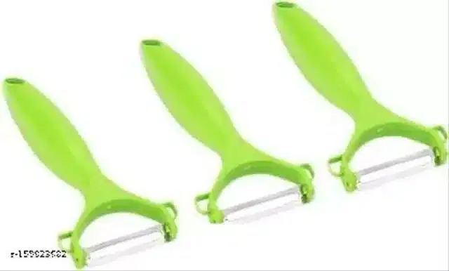 Stainless Steel Peeler, Pack of 3, Green