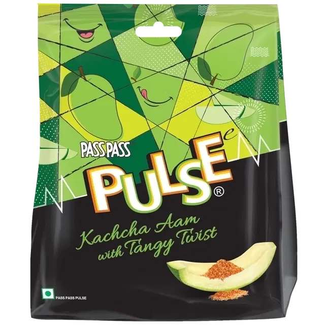 Pulse Kachcha Aam Candy - With Tangy Twist 202.5 g (Pyramid Pouch)