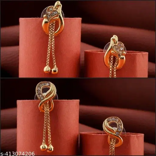 Latest Design Earrings/Studs/Bali Combo For Women'S/Girls