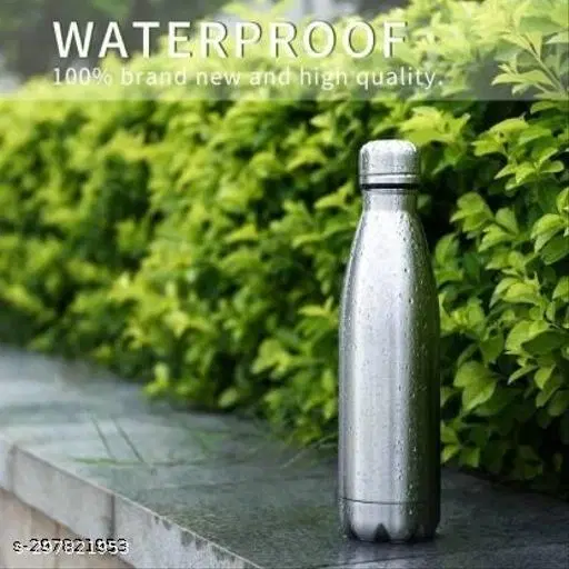 Stainless Steel Water Bottle , Silver,(500ml)