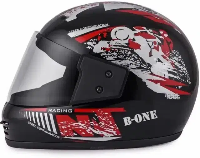 Full Face Bike Helmet for Men & Women, Black, M