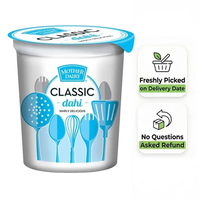 Mother Dairy Classic Dahi 200 g (Cup)