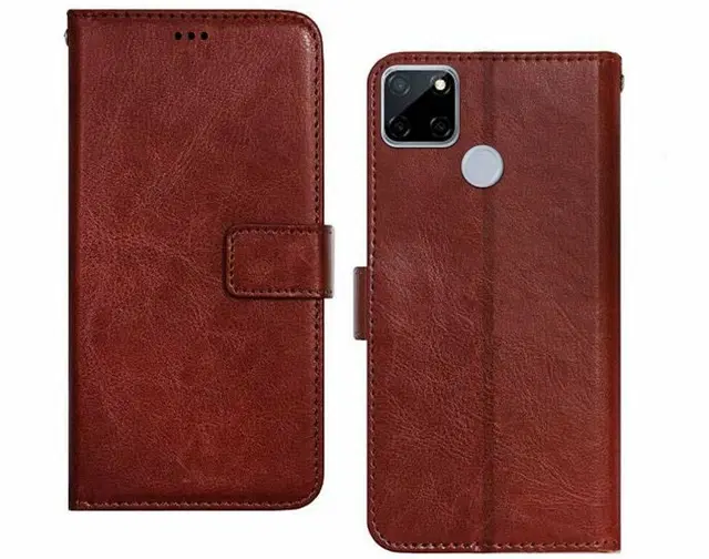 Flip Mobile Cover for Realme C12, Multicolor