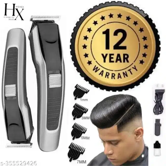 Rechargeable Trimmer for Men, Black