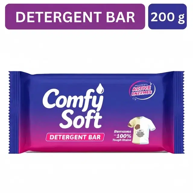 Comfy Soft Max Wash Detergent Bar 200g