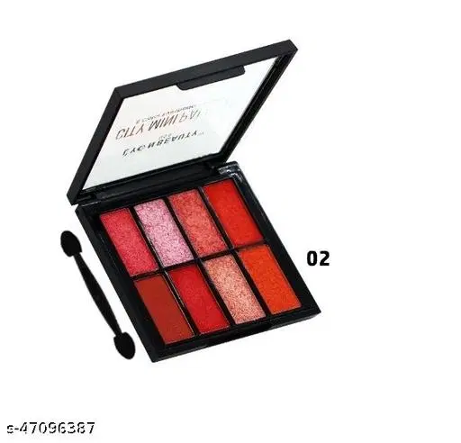 8 Color Eye Shadow Palette, Multicolor, Pack of 1