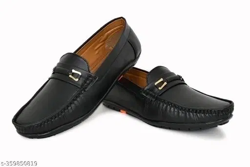 Formal Shoes for Men (Black, 8)