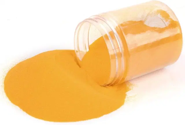 Bright Bloom Rangoli Powder for Diwali Floor Decoration, Mustard, 100 g