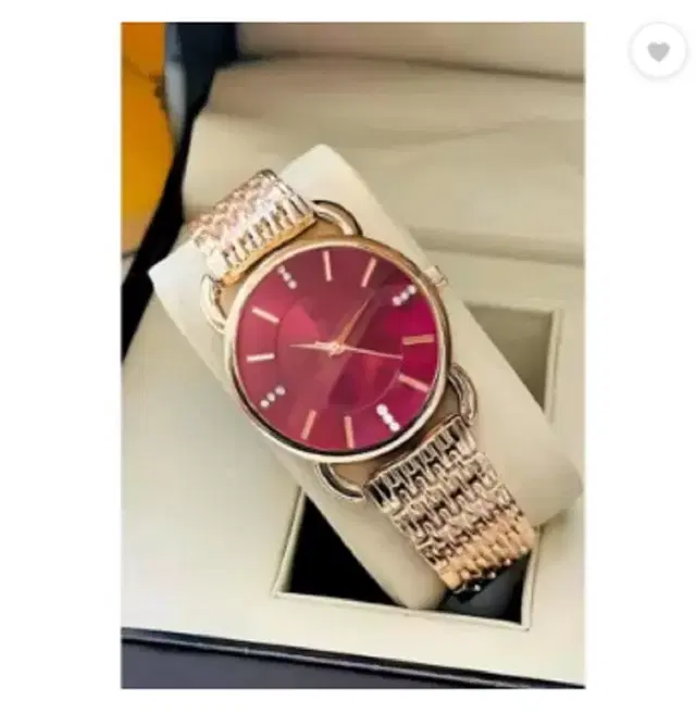 Analog Watch for Women (Red)