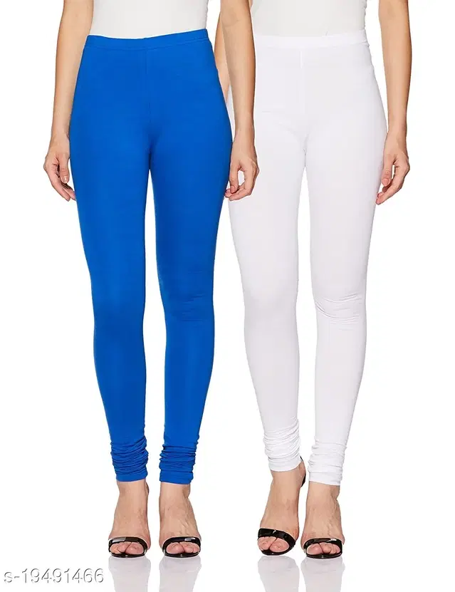 Cotton Legging For Women, Multicolour, (Pack Of 2)