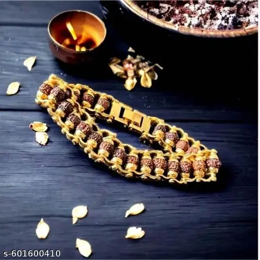 Goldan Rudraksha Bracelet