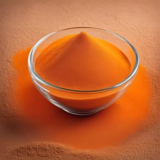 Bright Bloom Rangoli Powder for Diwali Floor Decoration, Orange, 100 g