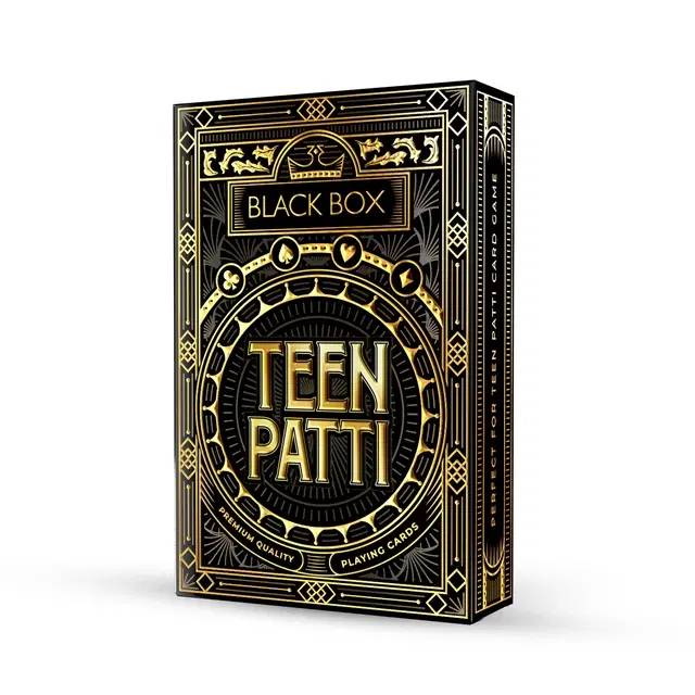 Parksons Black Box Teen Patti Playing Cards