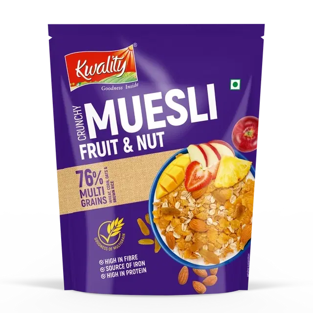 Kwality Muesli Fruit & Nut 75 g (Pouch)
