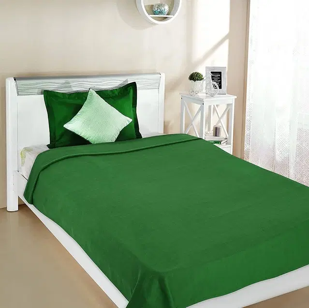 Fleece Blanket, Green, 60x90 Inches