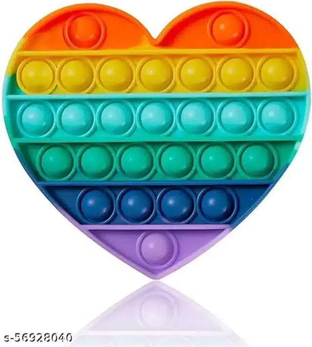 Silicone Kids Pop-it Toys, Multicolor