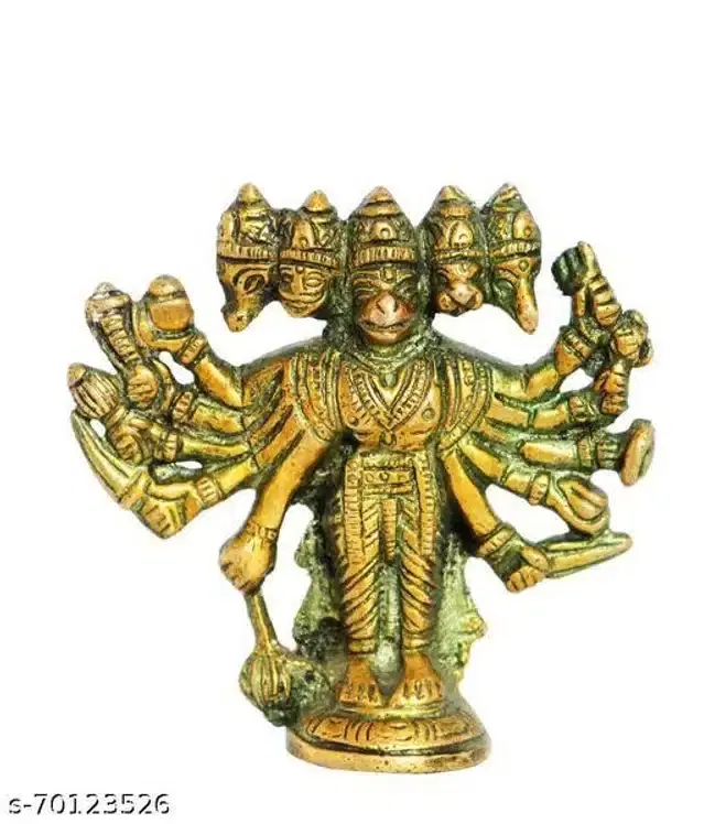 Panchmukhi Hanuman Statue, Gold