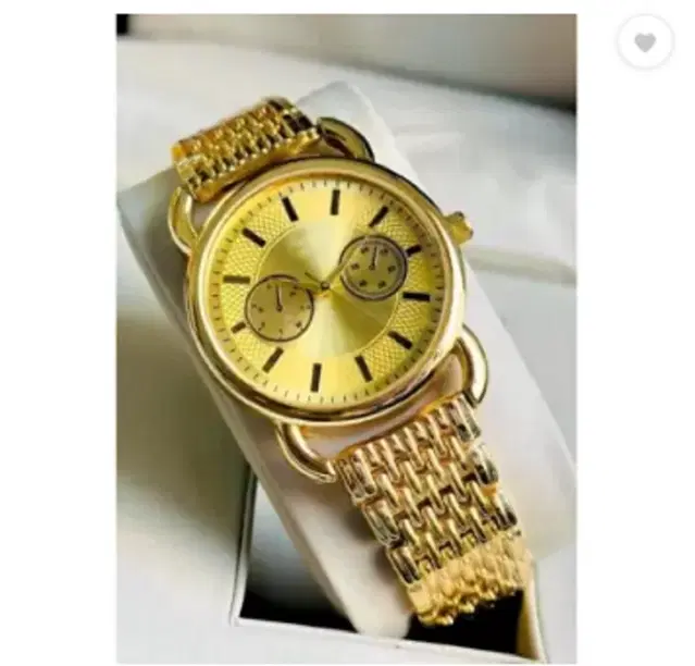 Analog Watch for Women (Gold)