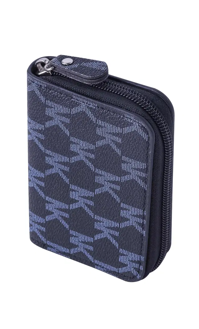 PU Leather Card Holder Wallet for Women, Blue