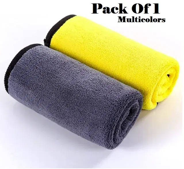 Microfiber Thick Lint & Streak-Free Multipurpose Cleaning Clothes, Multicolor, Pack of 1