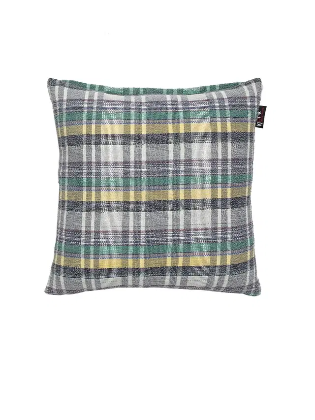 Cotton Cushion Cover, Multicolor, 16x16 inches