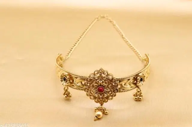 Brass Bajuband for Women (Multicolor)