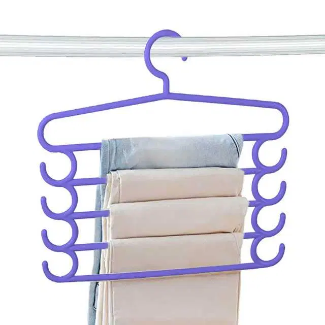 K Kudos 5 slot Clothes Hanger for Wardrobe Storage Organizer Rack, KK-14