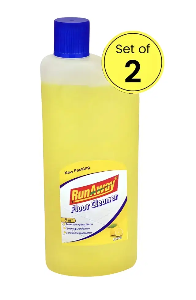 Runaway Floor Cleaner Citrus 2X500 ml (Pack of 2)