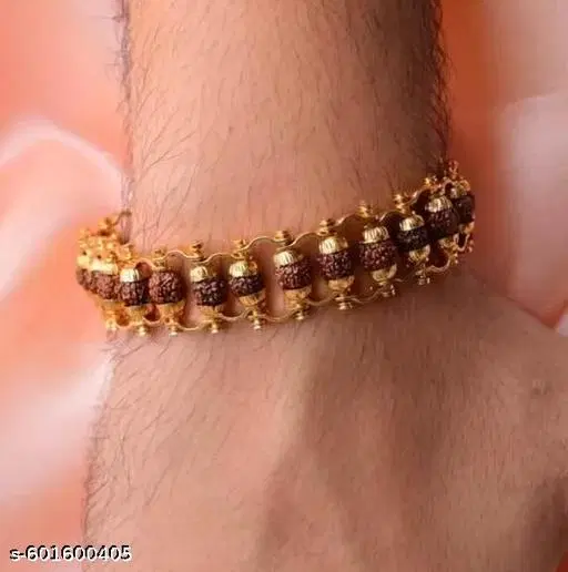 Goldan Rudraksha Bracelet
