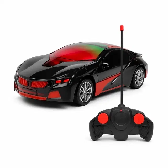 Rechargeable Remote Control Car with 3D Lights [Multicolor]