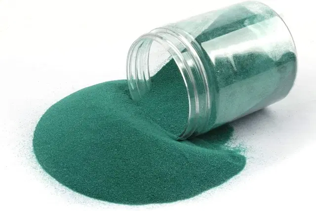 Bright Bloom Rangoli Powder for Diwali Floor Decoration, Teal, 100 g