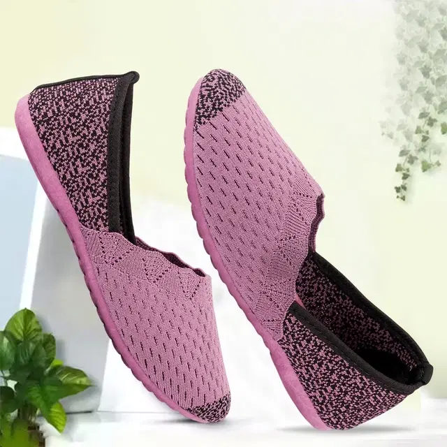 Solid Canvas Bellies for Women (Purple, 4)