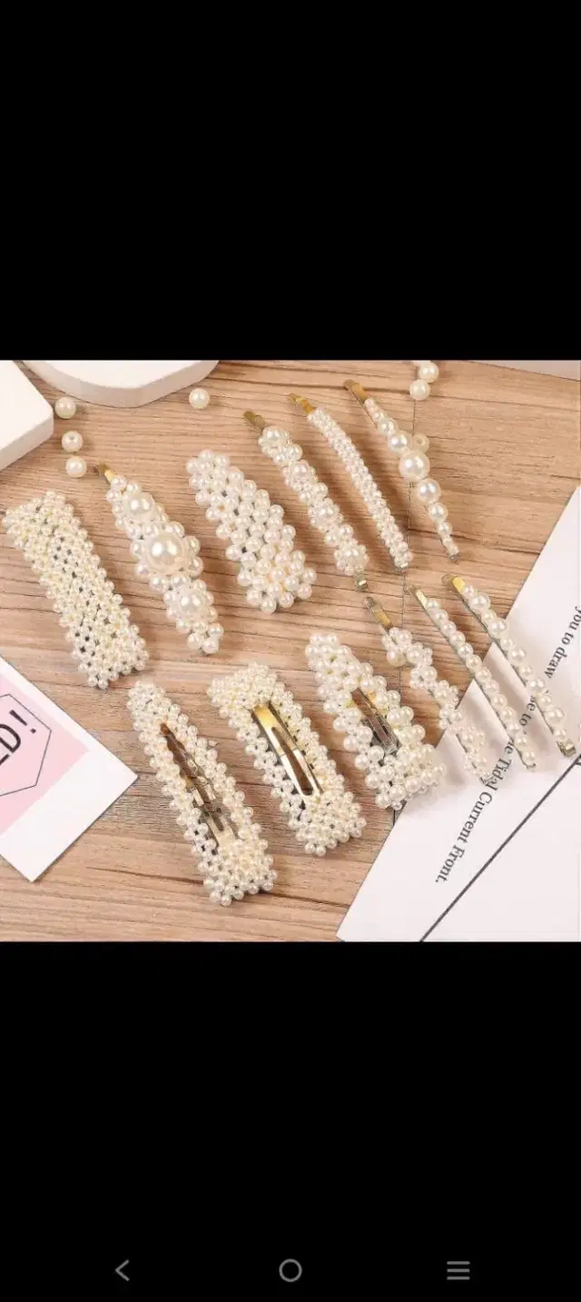 Womens Hair Clips & Hair Pins Plastic Assorted(Free Size) Pack of 4