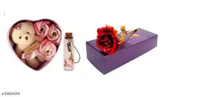 Gift Set for Valentines, Multicolor, Set of 3
