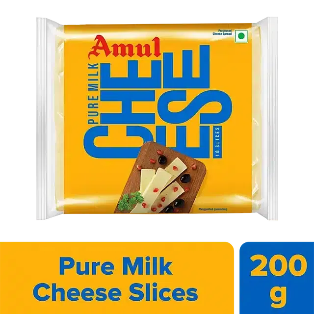 Amul Pure Milk Cheese Slice 200 g