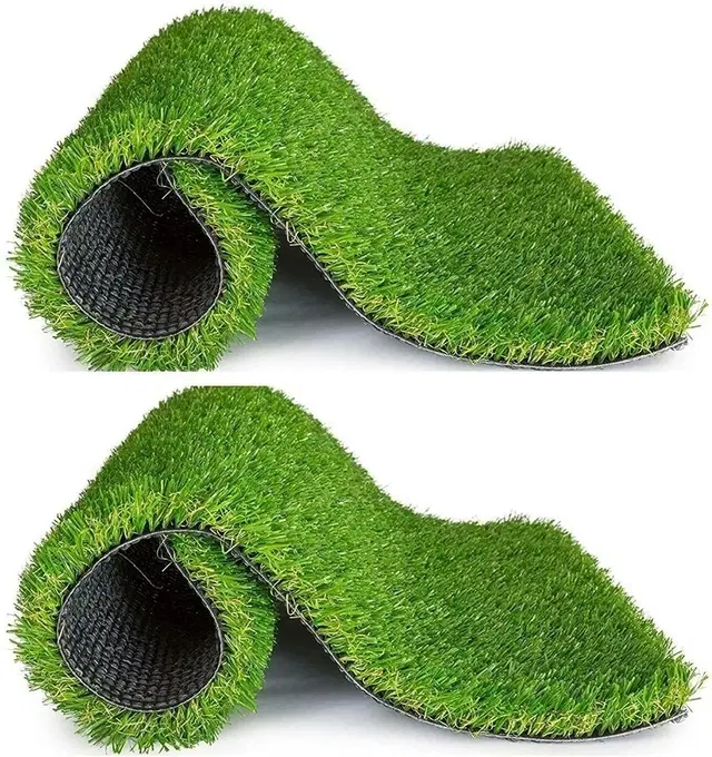 MORAJ Artifical Grass Mat, 37x57 cm, Pack of 2