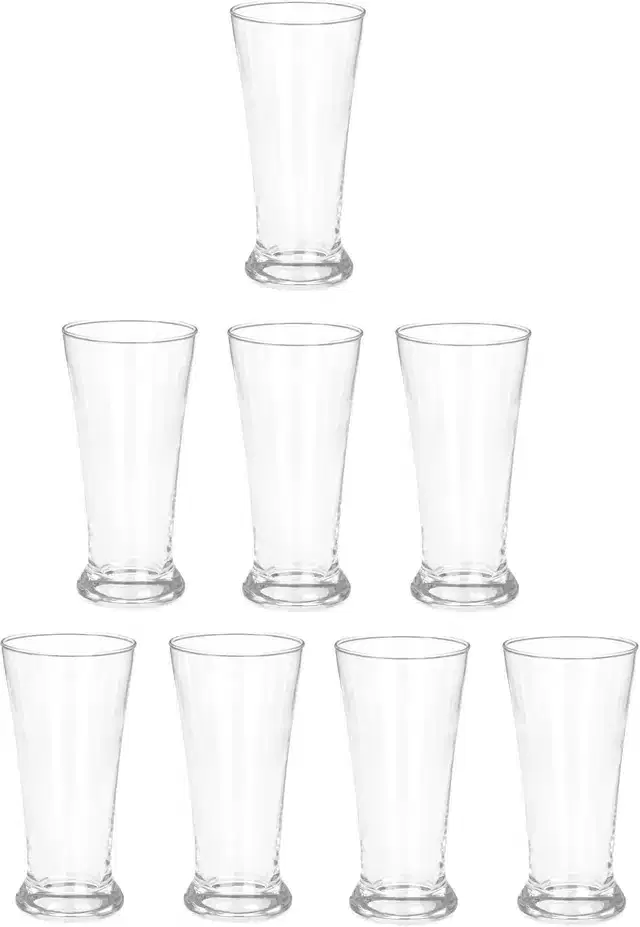 Liquor cum Cocktail Glasses, Transparent, 300 ml, Pack of 8