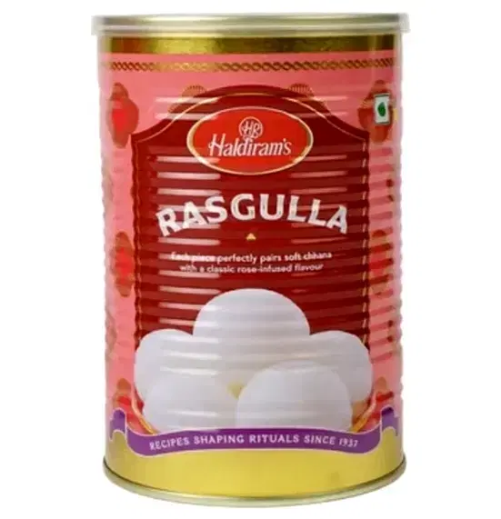 Haldiram's Rasgulla 1 Kg + 250 g Extra