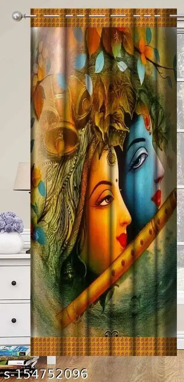 Curtains for Door, Multicolor, 5 Feet