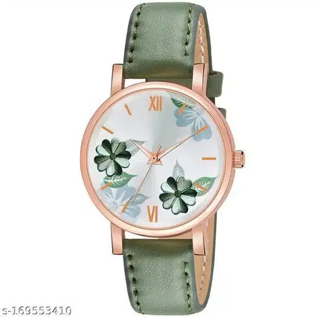 Analog Watch for Women (Aqua Green)