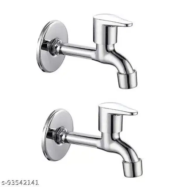 Bathroom Tap, Silver, Pack Of 2