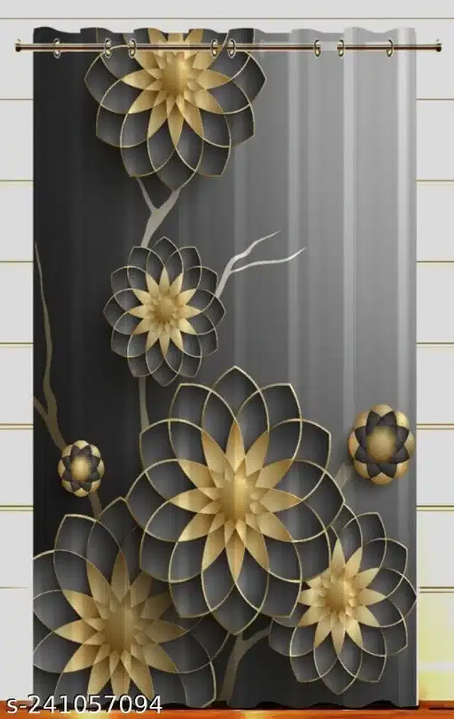 Curtains for Door, Multicolor, 7 Feet